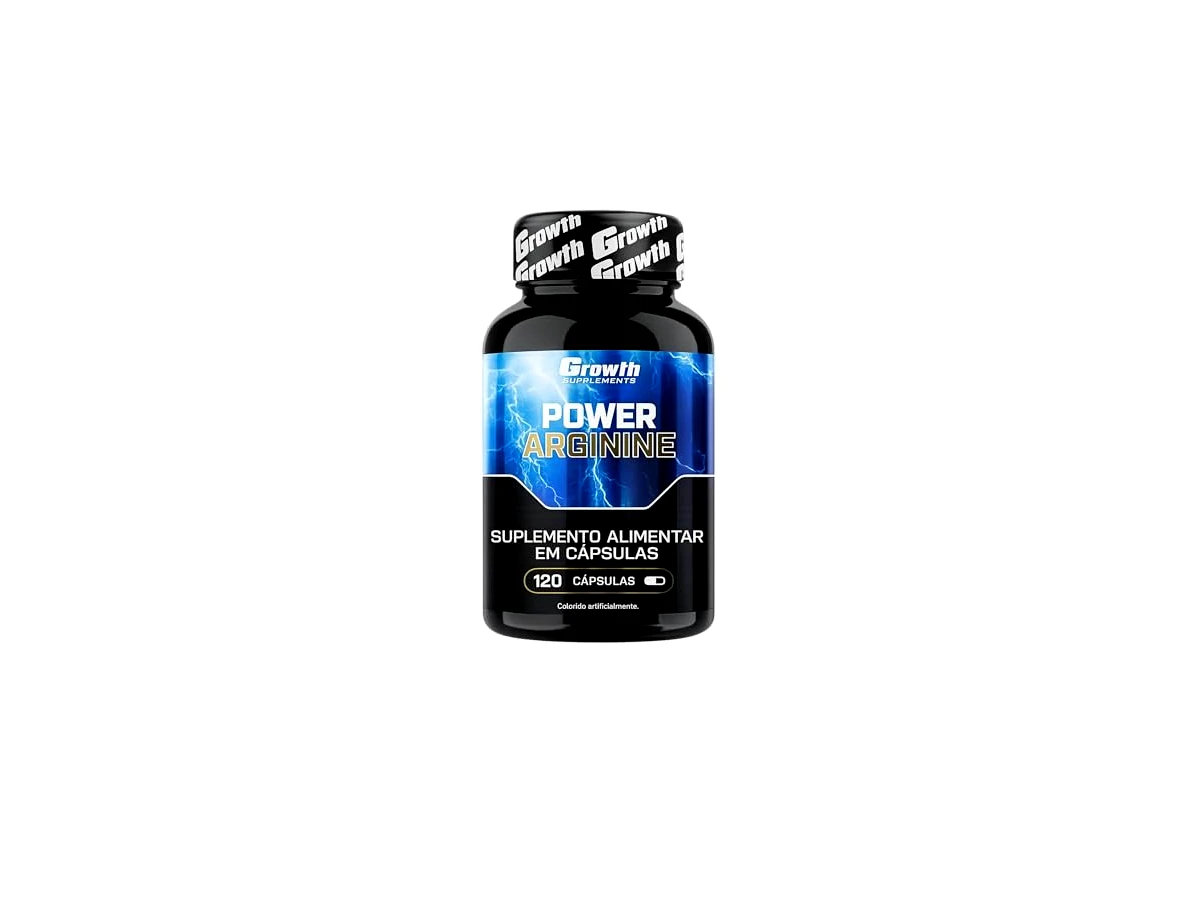 Power Arginine Growth Supplements - 120 cápsulas