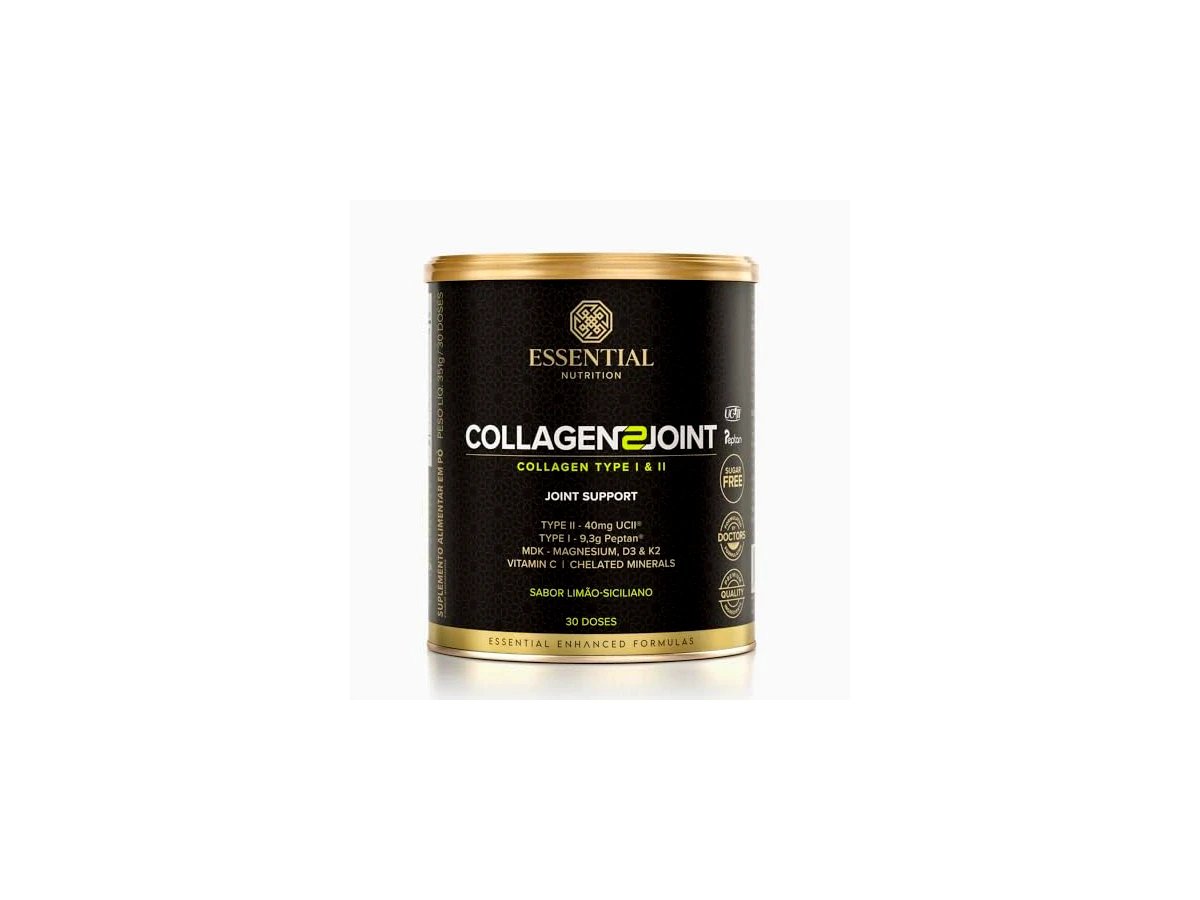 Collagen 2 Joint Limão Siciliano Lata Essential Nutrition 351g