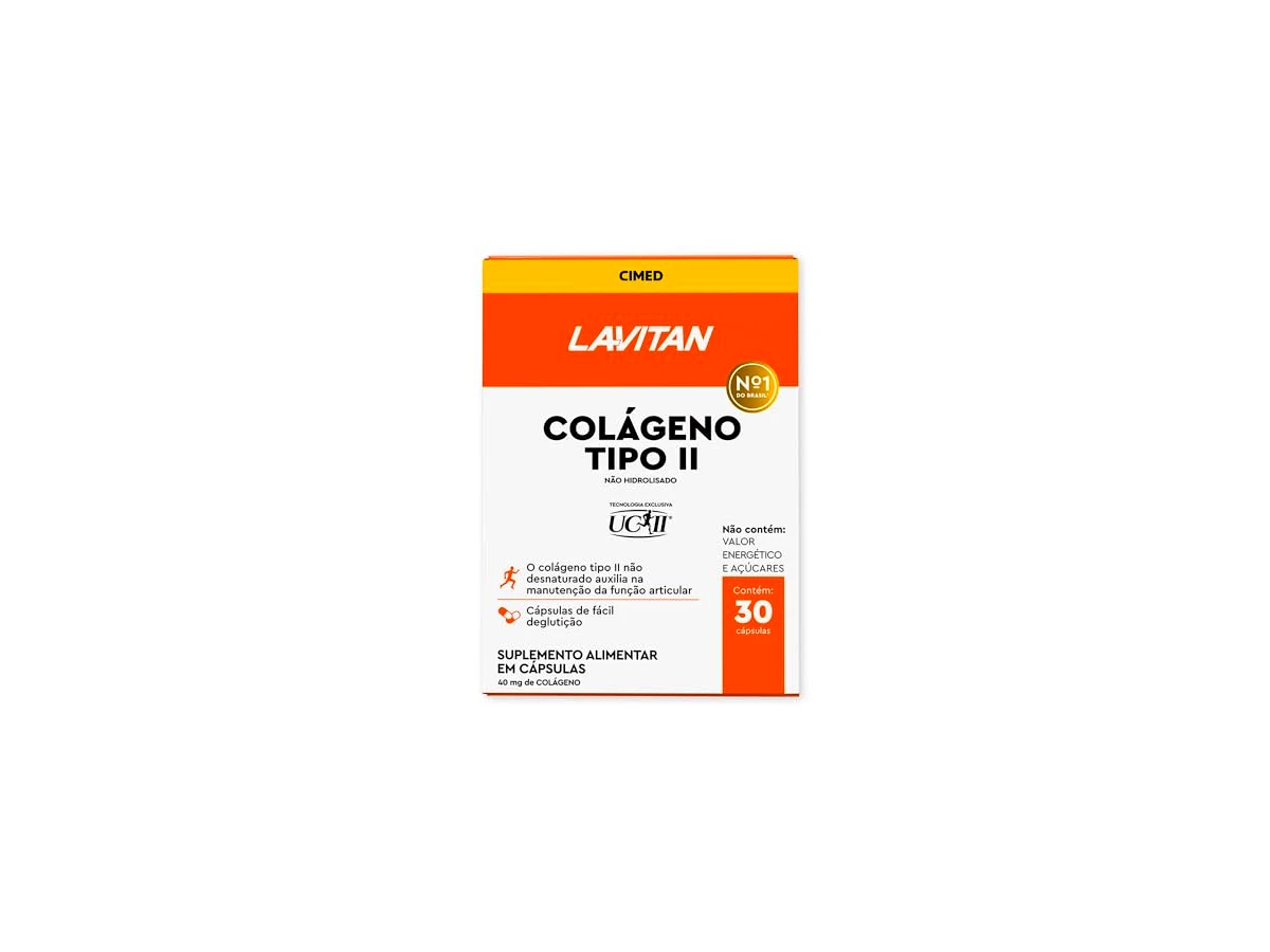 Revisão LAVITAN COLAGENO TIPO II 2 BL X 15 CAPS: a opção mais prática para quem almoça fora ou viaja muito