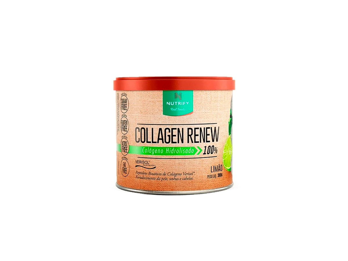 Collagen Renew Verisol Sabor Limão Siciliano Pote 300g - Nutrify