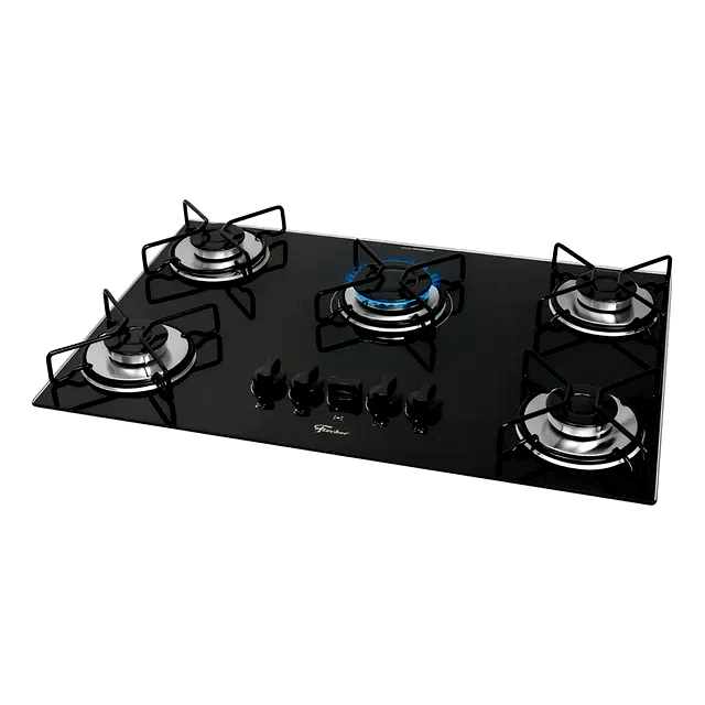 Cooktop a Gás Fischer 5 Bocas Fit Line