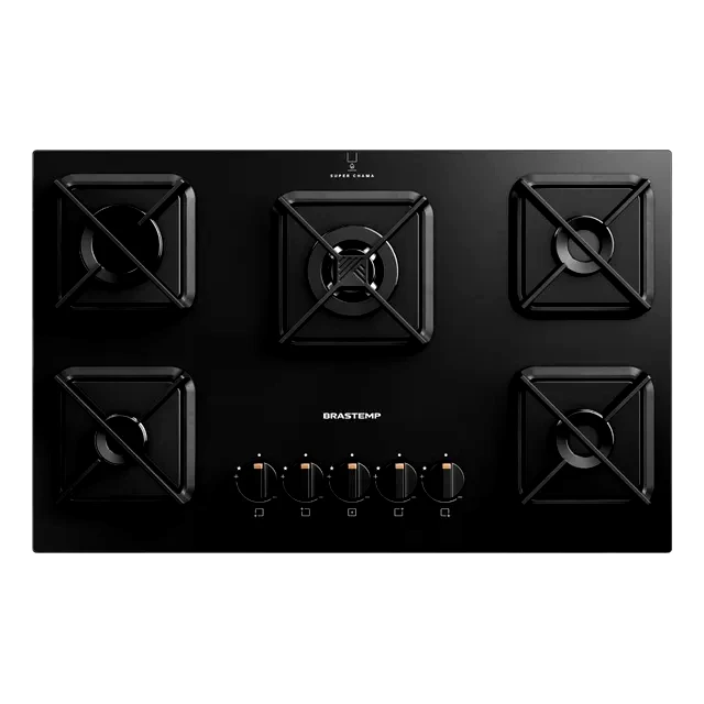 Cooktop Brastemp a Gás 5 Bocas BDS75AE