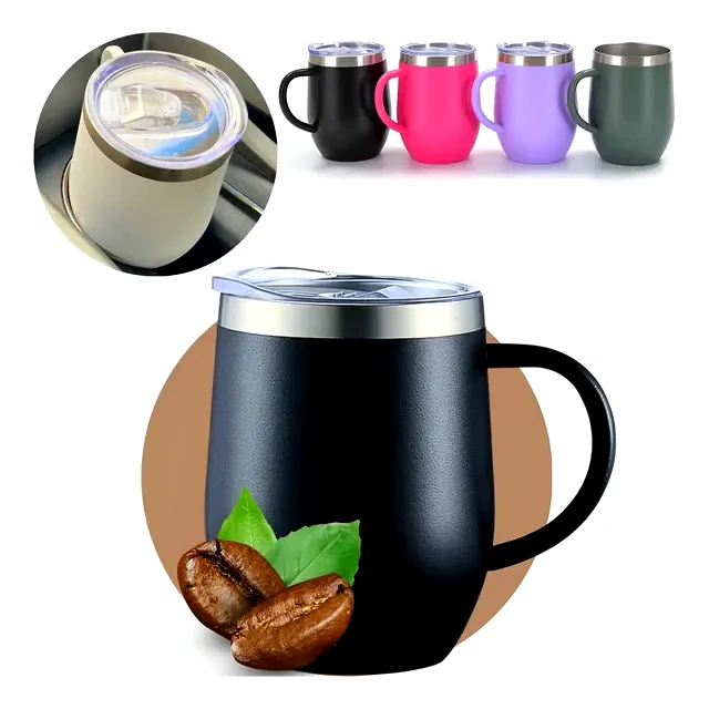 Caneca Térmica 360ml Com Tampa e Alça