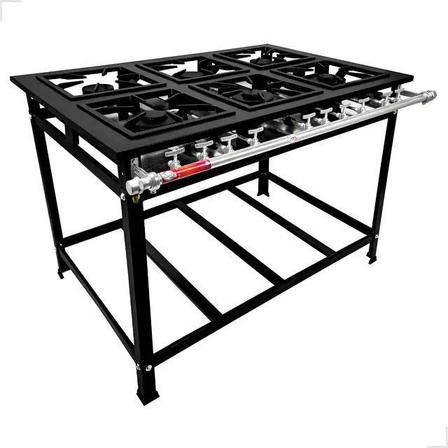 Fogão Industrial Cozinha Gourmet 6 Bocas Economy