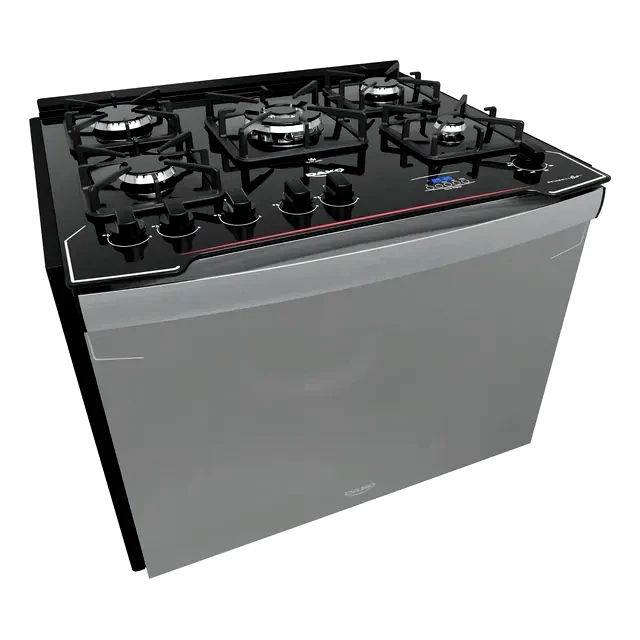 Fogão de Embutir Dako 5 Bocas Diplomata Grill Style