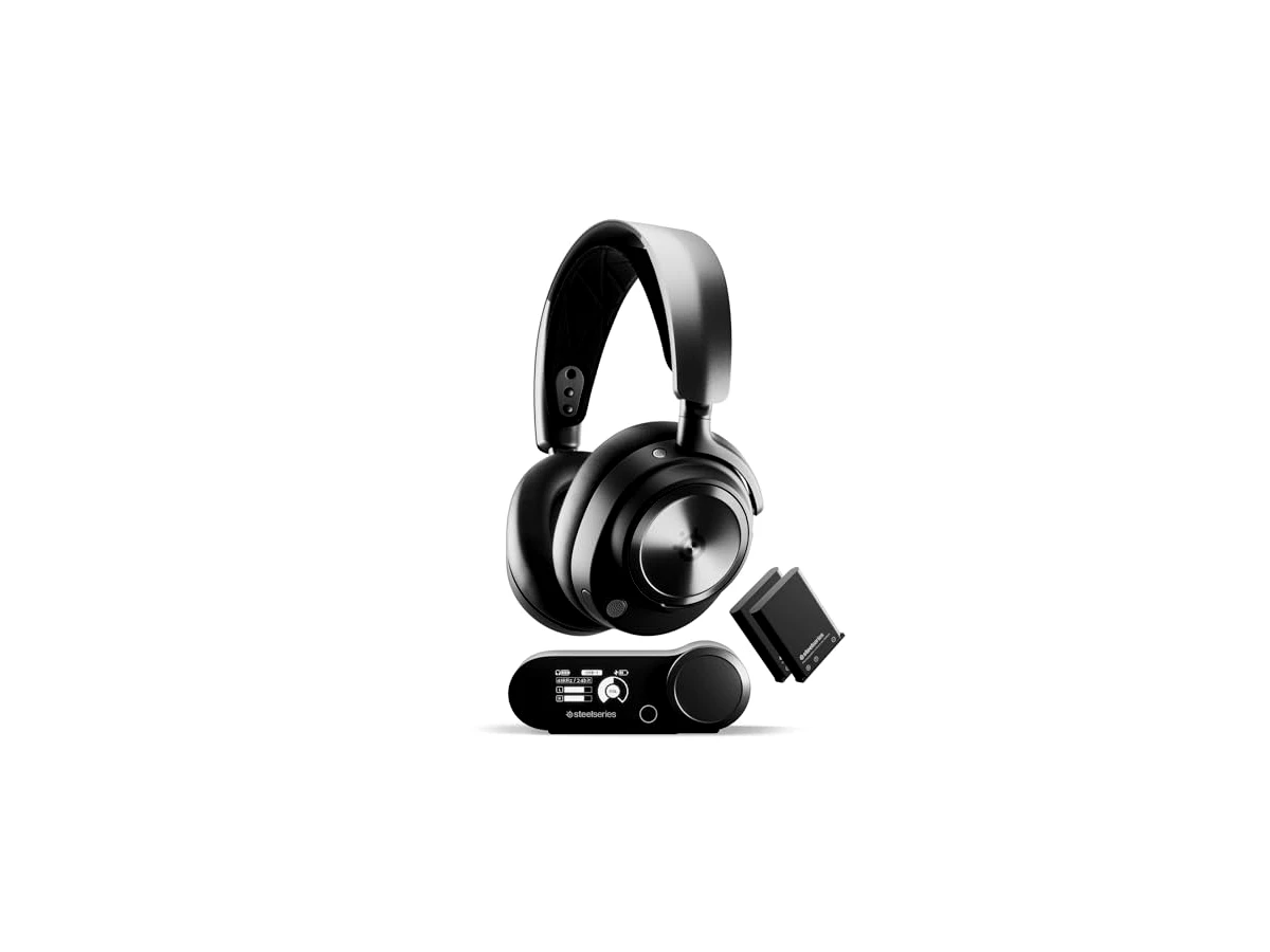 Revisão SteelSeries Fone de ouvido Arctis Nova Pro sem fio multisistema para jogos – Drivers Hi-Fi premium – Cancelamento ativo de ruído – Sistema Infinity Power – Microfone retrátil oculto – PC, PS5/PS4,: a melhor solução para quem odeia fios e recargas