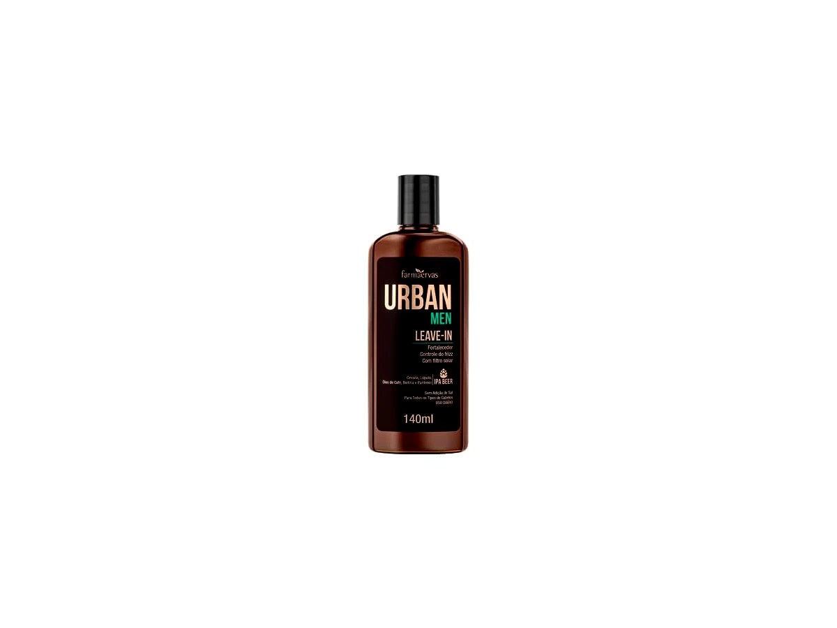 Creme de Pentear Hidratante Urban Men Cabelo e Barba Farmaervas 140ml