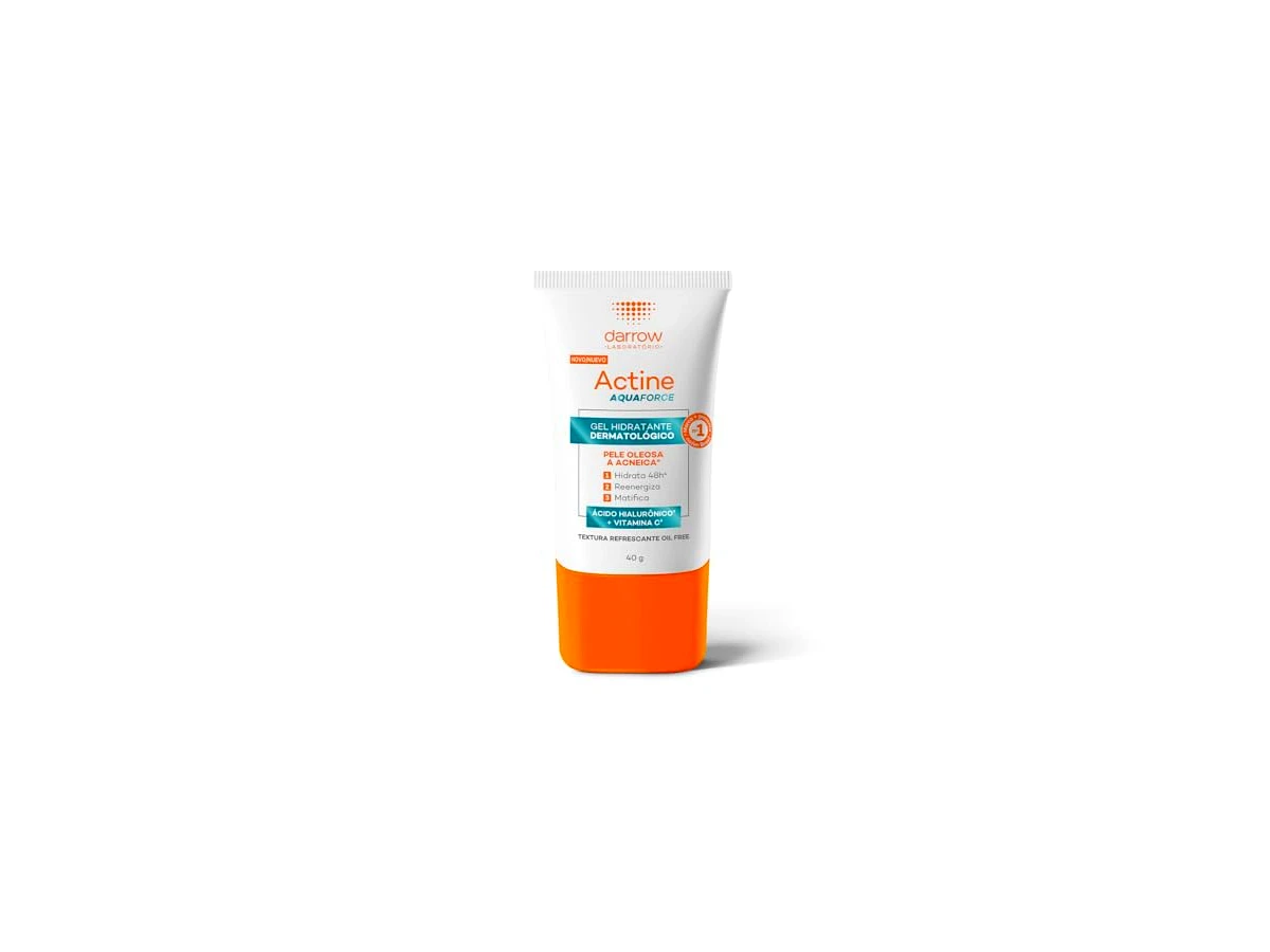 Revisão Darrow Actine Aquaforce Hidratante Facial Antioleosidade com Vitamina C 40g: clareamento e leveza para orçamentos enxutos