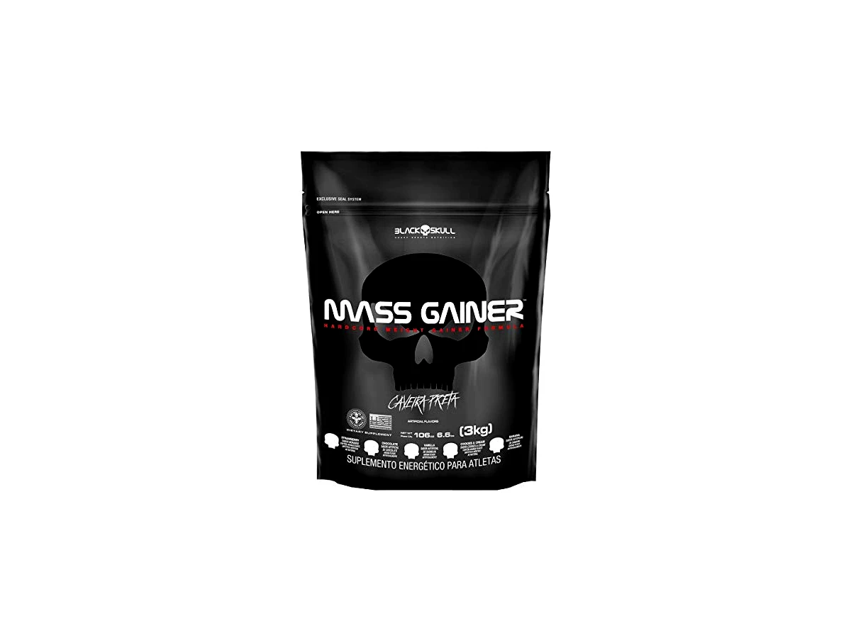 Revisão Suplemento Hipercalórico Black Skull Mass Gainer Refil 3kg Sabor Chocolate: a melhor opção para evitar fadiga de paladar