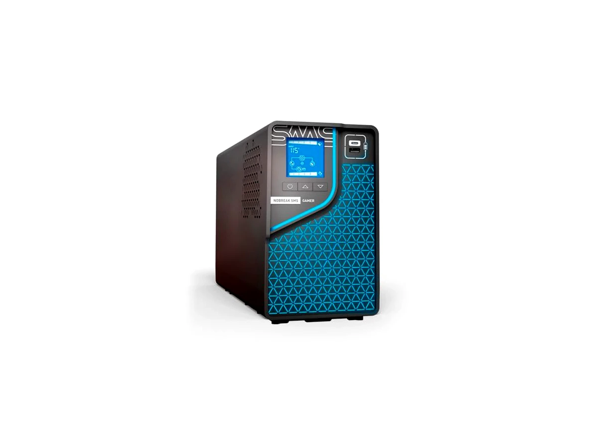 Revisão Nobreak SMS Gamer 2000Bi/Bi WI-FI, Interativo, Entrada 115/220v e Saída Bivolt 115/220V, 8 Tomadas, 29601: a barreira definitiva contra quedas de energia para PCs com PFC ativo