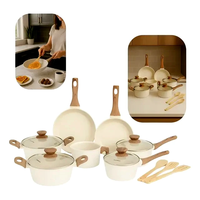 Jogo de Panelas Mimo Style Cerâmica 10 Peças Cook