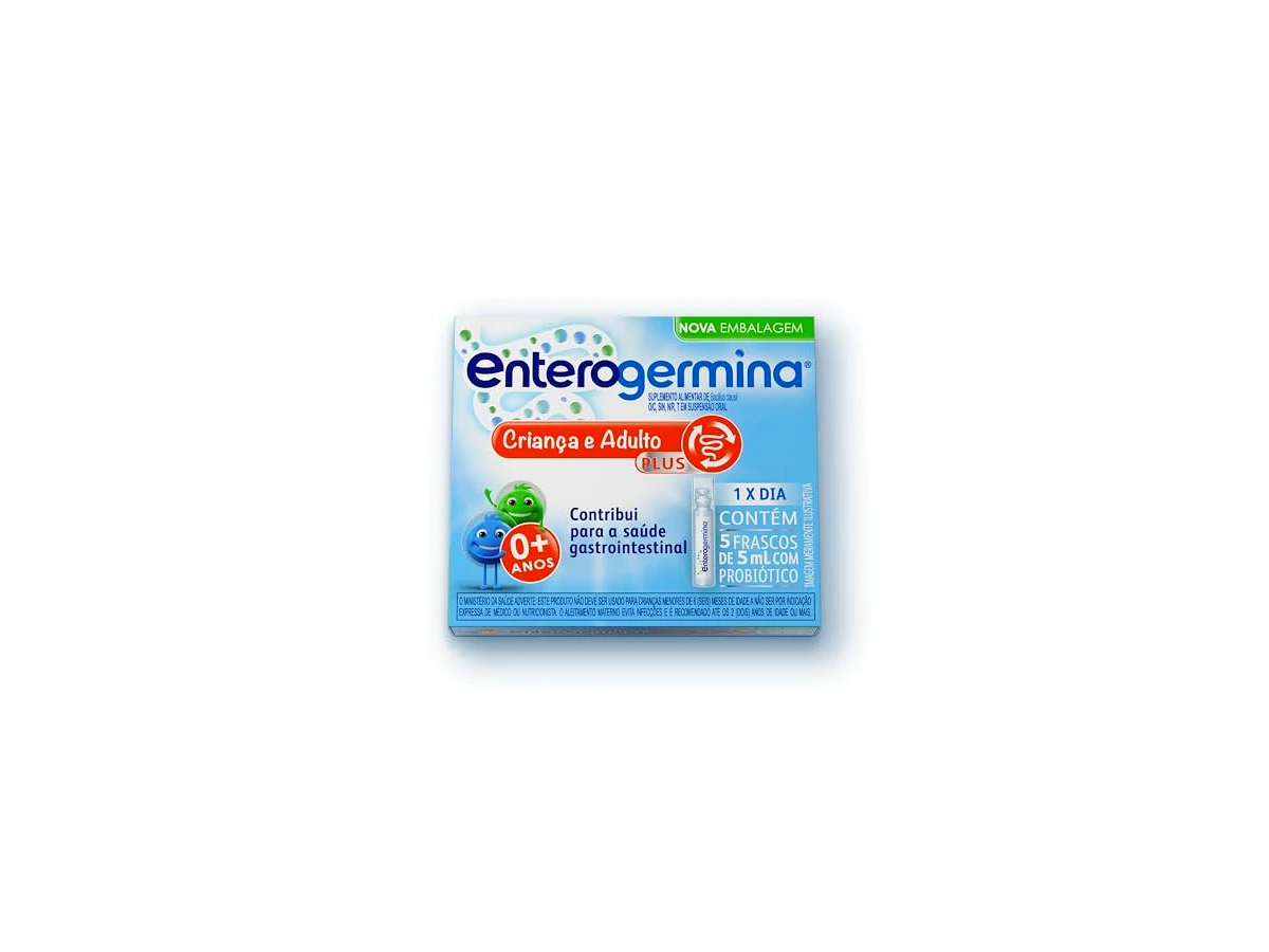 Revisão Enterogermina Plus Bacillus clausii 4 Bilhões Suspensão Oral com 5 Flaconetes de 5ml - Sanofi: o tratamento de choque prático para crises intestinais