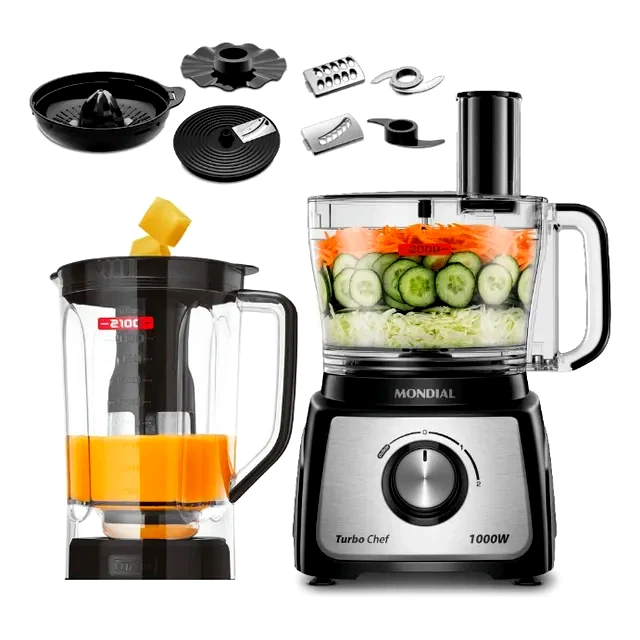 Multiprocessador Mondial 9 em 1 1000W MPN-01-BF