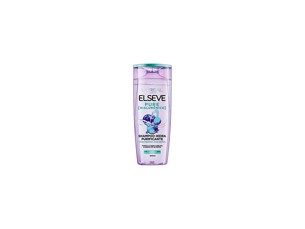 Shampoo L'Oréal Paris Elseve Pure Hialurônico Purificante