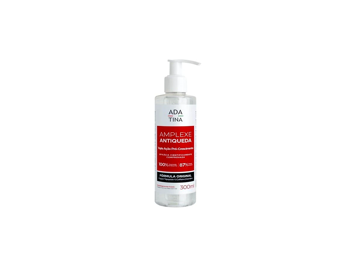 Ada Tina Amplexe Shampoo Antiqueda, 300ml, Tripla Ação Pró-Crescimento