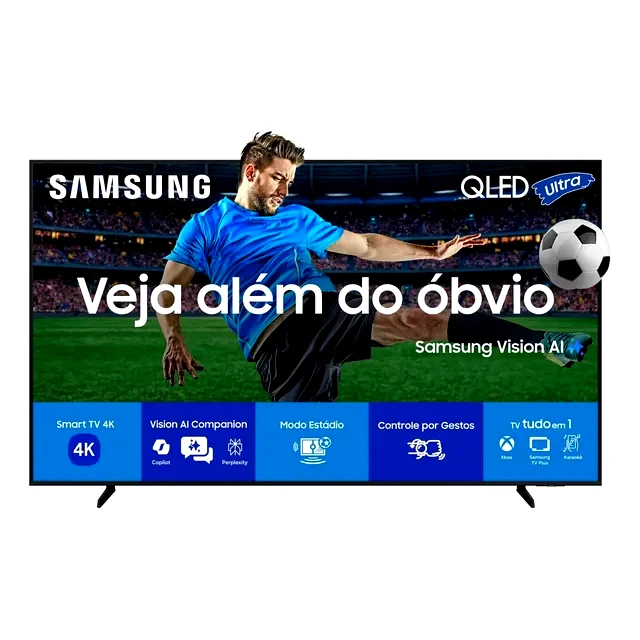 Revisão Smart TV Samsung 50" 4K QLED Q7F: O equilíbrio ideal para salas claras e jogos casuais