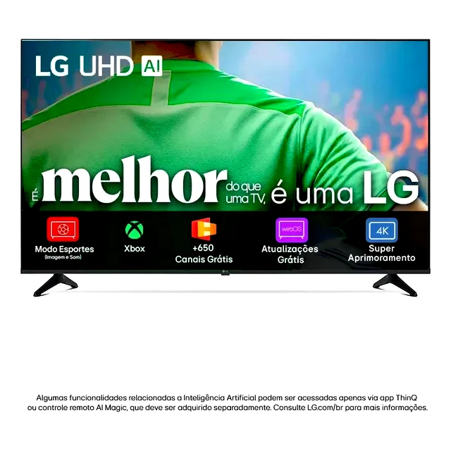 Revisão Smart TV LG 65" 4K UHD 7500: o básico bem feito para quem não faz questão do Magic Remote