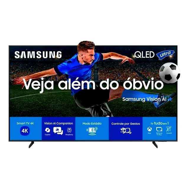 Revisão Smart TV Samsung 55" QLED 4K QEF1: A porta de entrada acessível para cores vibrantes (com algumas ressalvas)