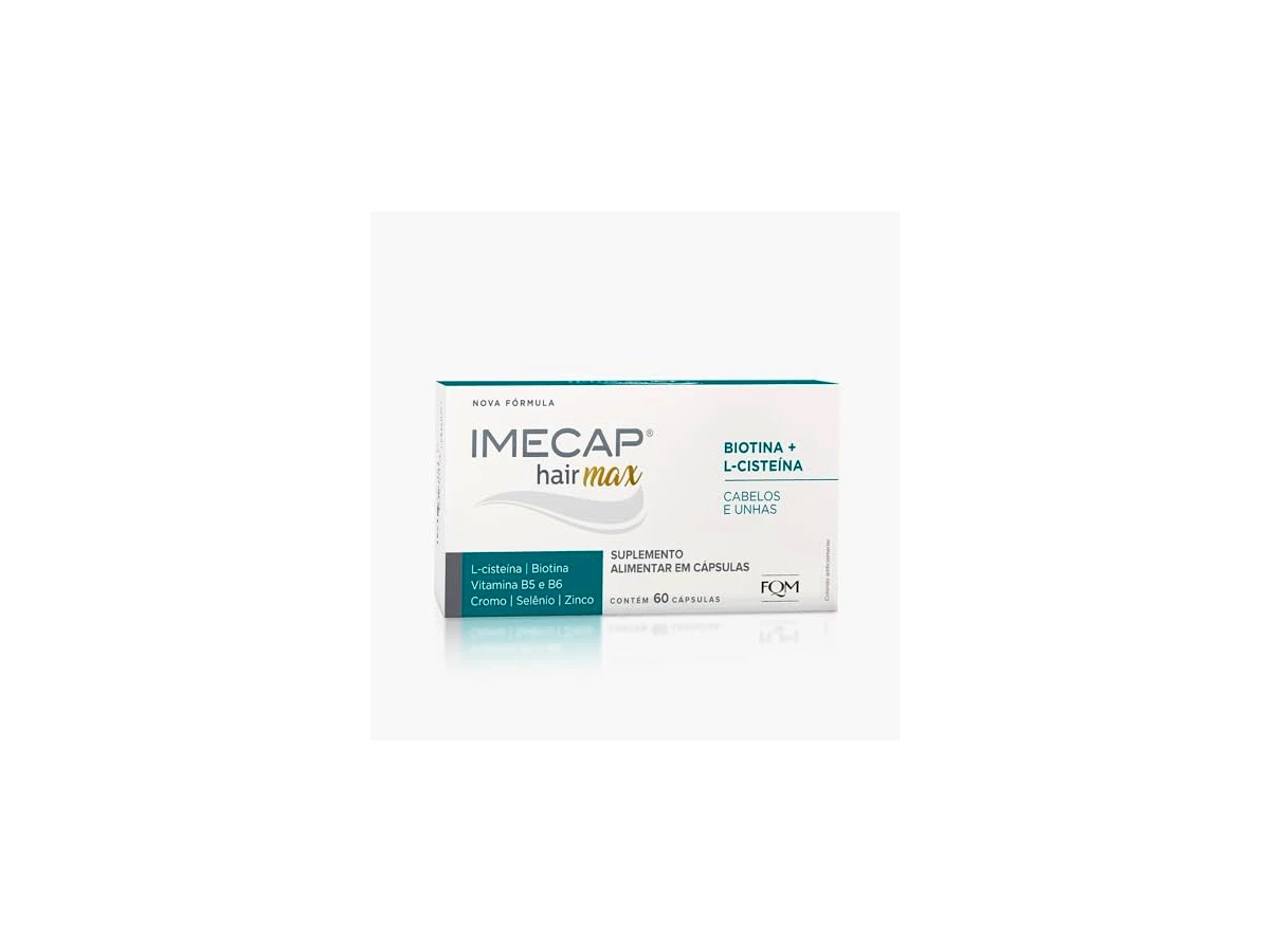 Imecap Hair Max FQM - Suplemento Alimentar Antiqueda 60 Cápsulas