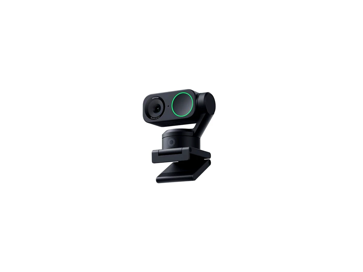 Revisão Insta360 Link 2 - Webcam PTZ 4K para PC/Mac, sensor de 1/5.1 cm, rastreamento de IA, HDR, microfone com cancelamento de ruído AI, controle de gestos para streaming, chamadas de vídeo, jogos, funciona: A melhor opção para apresentações dinâmicas e educadores
